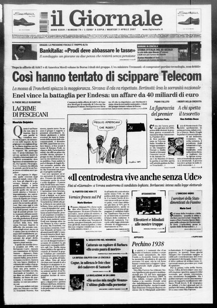 Il giornale : quotidiano del mattino